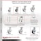 Service Caster 5 Inch Kingpinless V Groove Semi Steel Caster Brake & Swivel Locks 2 Rigid, 2PK SCC-KP30S520-VGR-SLB-BSL-2-R-2 - alternate 2